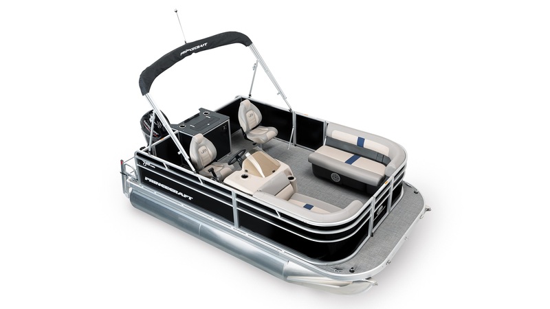 2023 Princecraft Jazz 140-2RS Pontoon Boat in Black